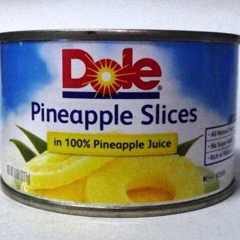 DOLE PINEAPPLE SLICES HEAVY SYRUP 234G