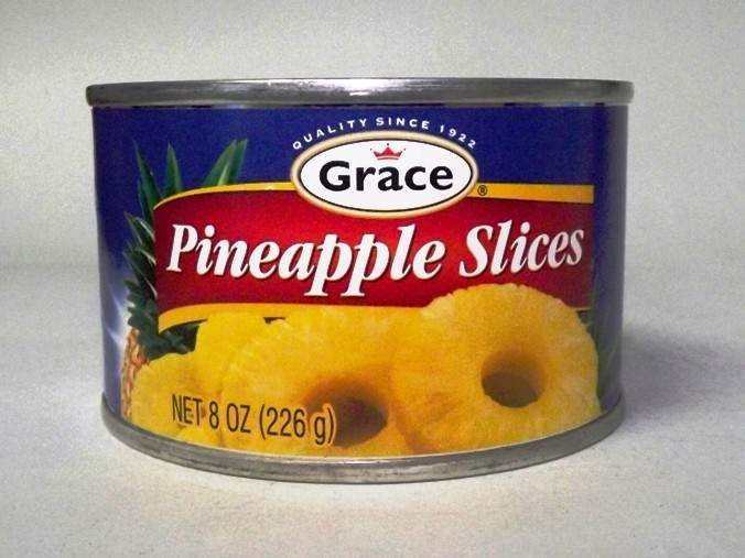 GRACE PINEAPPLE SLICES EXTRA LIGHT SYRUP 305G