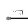 Homestar 48 - 86 in. Single Adjustable Curtain Rod [NR006]