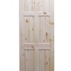 30 in. x 80 in. 6 Raised Panel Pine Door