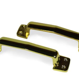 Polished Brass Door Pull - #3110