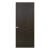 32 in. x 80 in. Oval Leaf Walnut Steel Door [JX-PVC03A] [FDS-28]