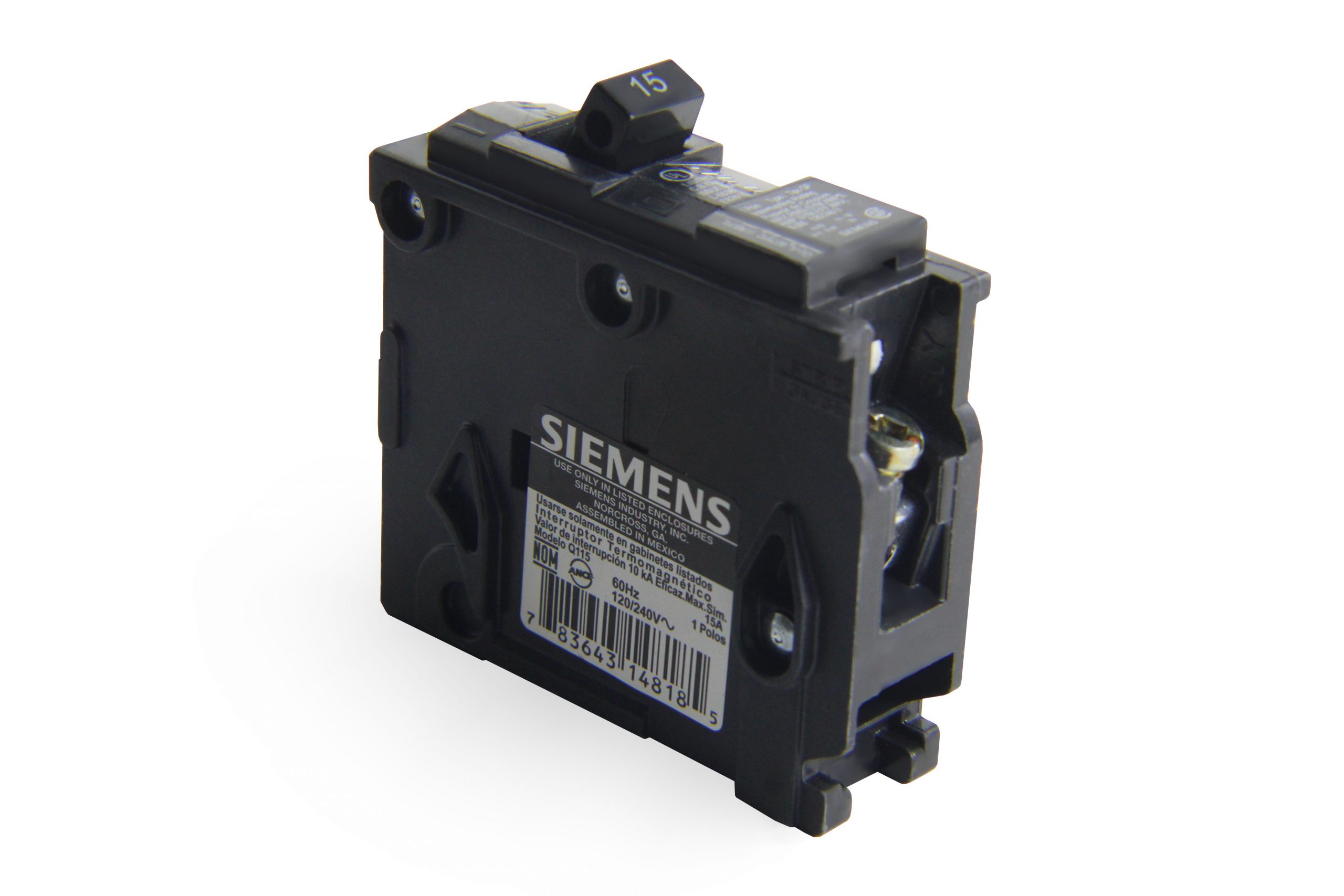 15 Amp Single-Pole Circuit Breaker