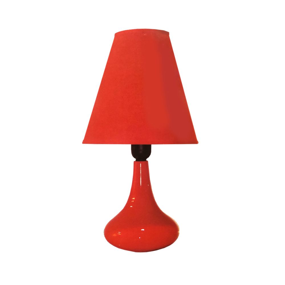 Red Ceramic Desk Lamp [111038T-1RD]