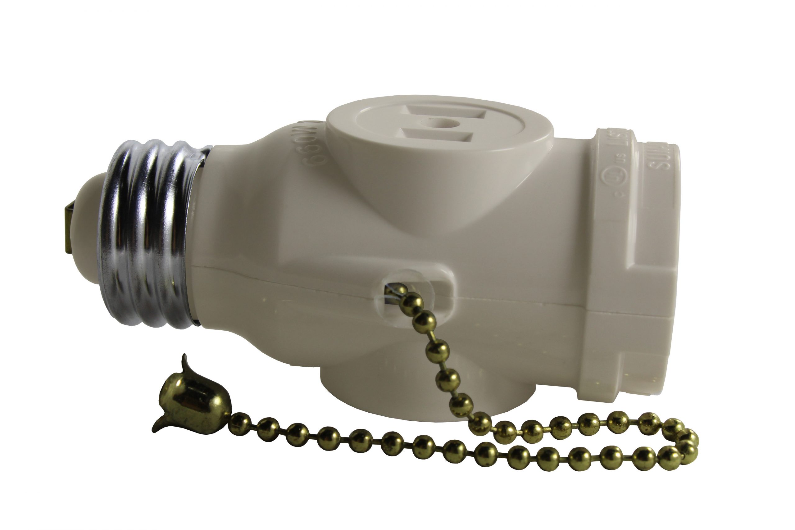 718-3W Socket With Pull Chain