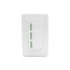 Troen 10A 3 Gang Switch with Plate [A136-ET118Z-3]