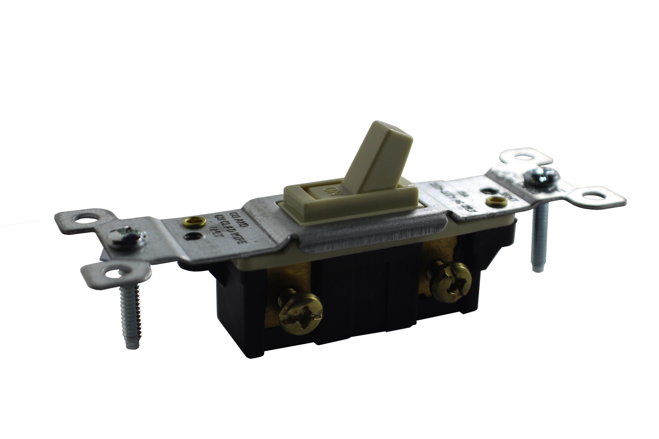Cooper 15A Single Flush Switch- Quiet