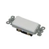 Vista 2 Way Ivory Decorative Quiet Flush Switch