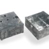 Galvanized 1 & 2 Gang Mem Box [Flush]