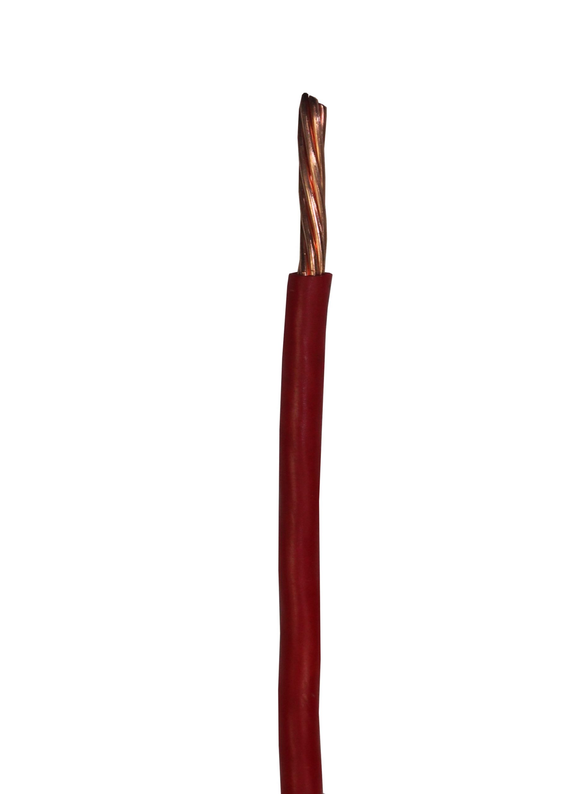 6mm x 100m Single Red Stranded Wire [7044] [Full Roll]