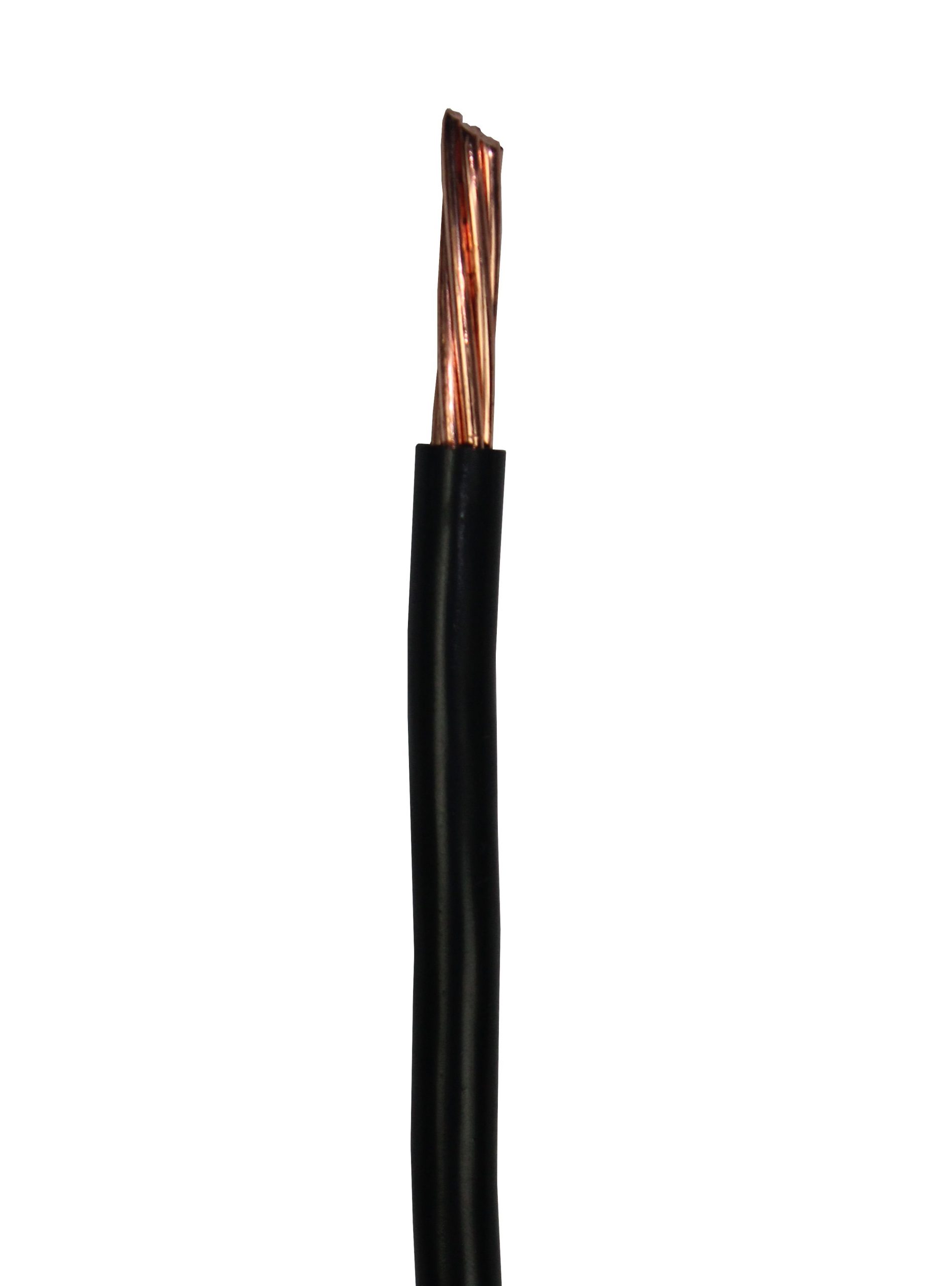 16mm x 33.3m Single Black Stranded Wire [7064] [1/3 Roll]