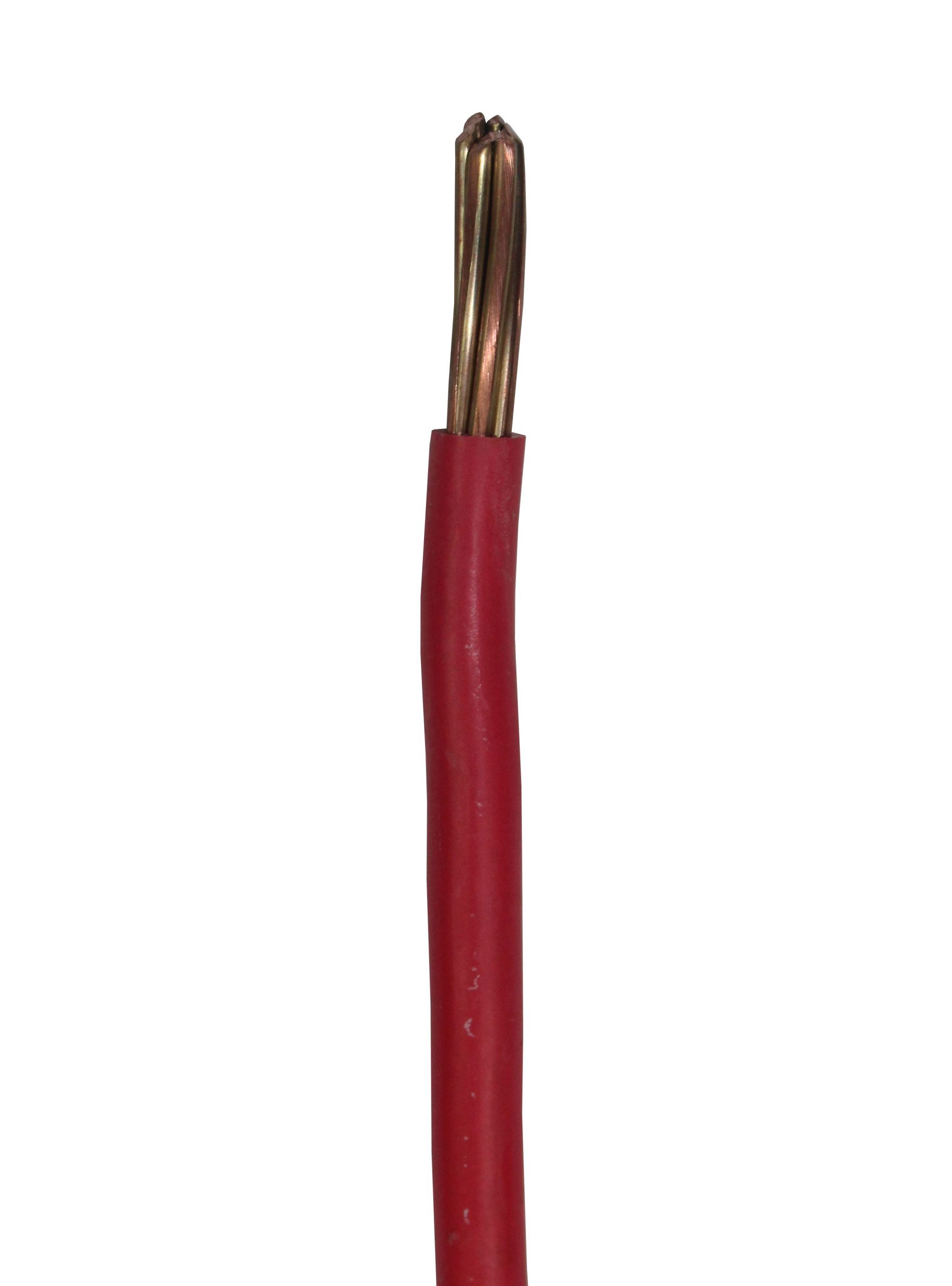 25mm x 33.3m Single Red Stranded Wire [19/052] [1/3 Roll]