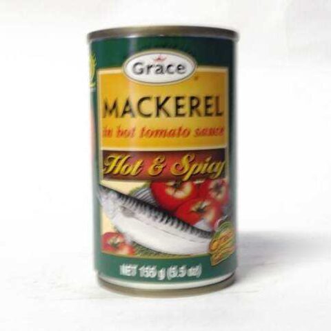 GRACE MACKEREL HOT & SPICY SAUCE 155G