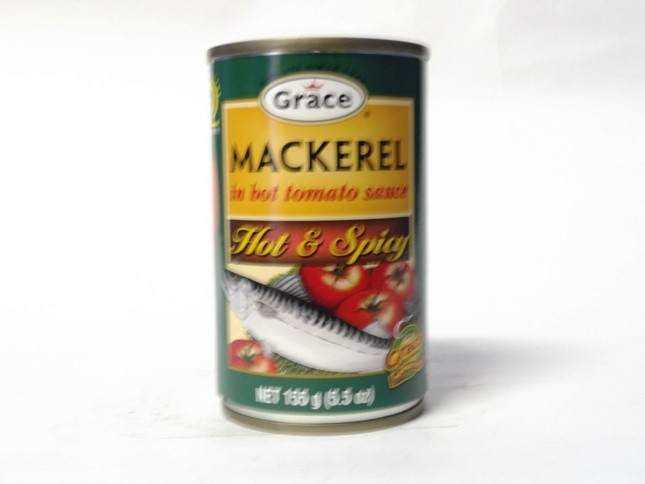 GRACE MACKEREL HOT &amp; SPICY SAUCE 155G