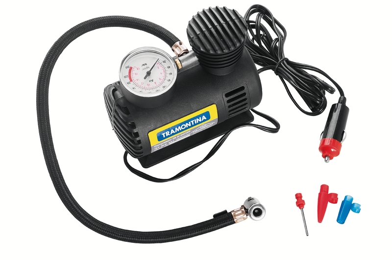 Tramontina 300 psi 50 W 12 V portable air pump for cars [42330/001]