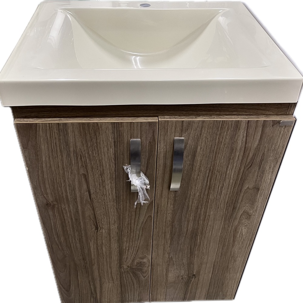 HJB 25 in. x 19 in. 2 Door Sikuani Cabinet [Sink Counter Top Not Included]