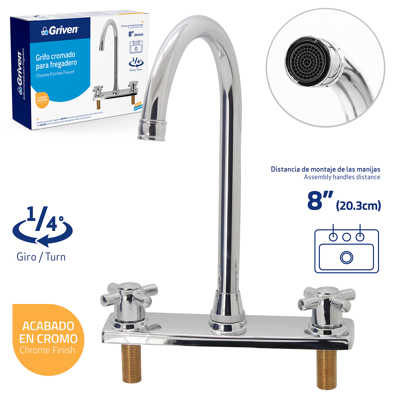Griven Kitchen Mixer [A367-GF1415]
