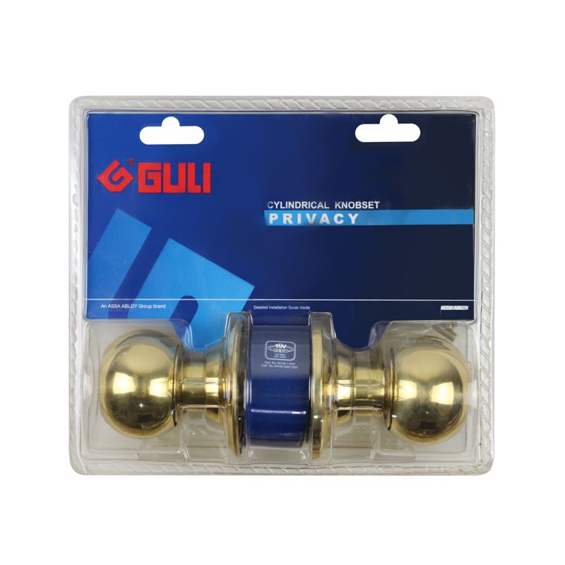 Guli Polished Brass Privacy Lock