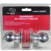 Tri-Circle Chrome Plated Entrance Lock [TRIT587/578CP]
