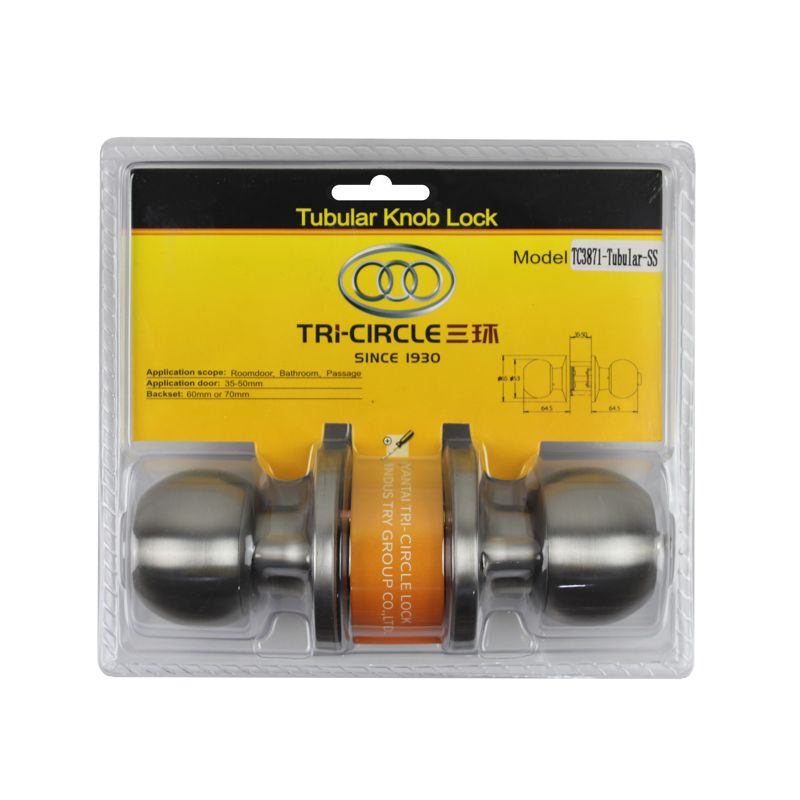 Tricircle Stainless Steel Entrance Lock [TC3871]