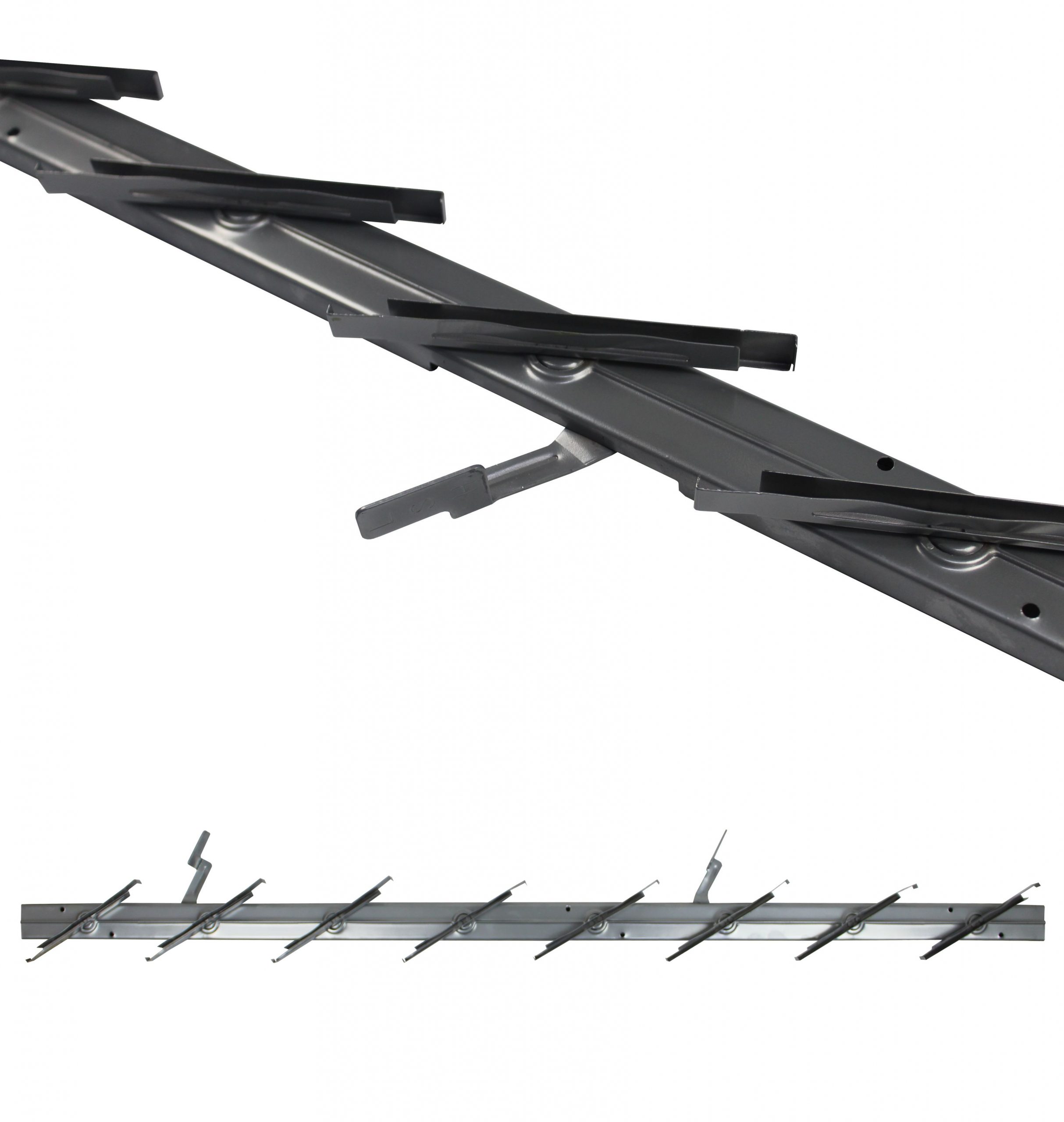 8 Blade Glass Louver Frame