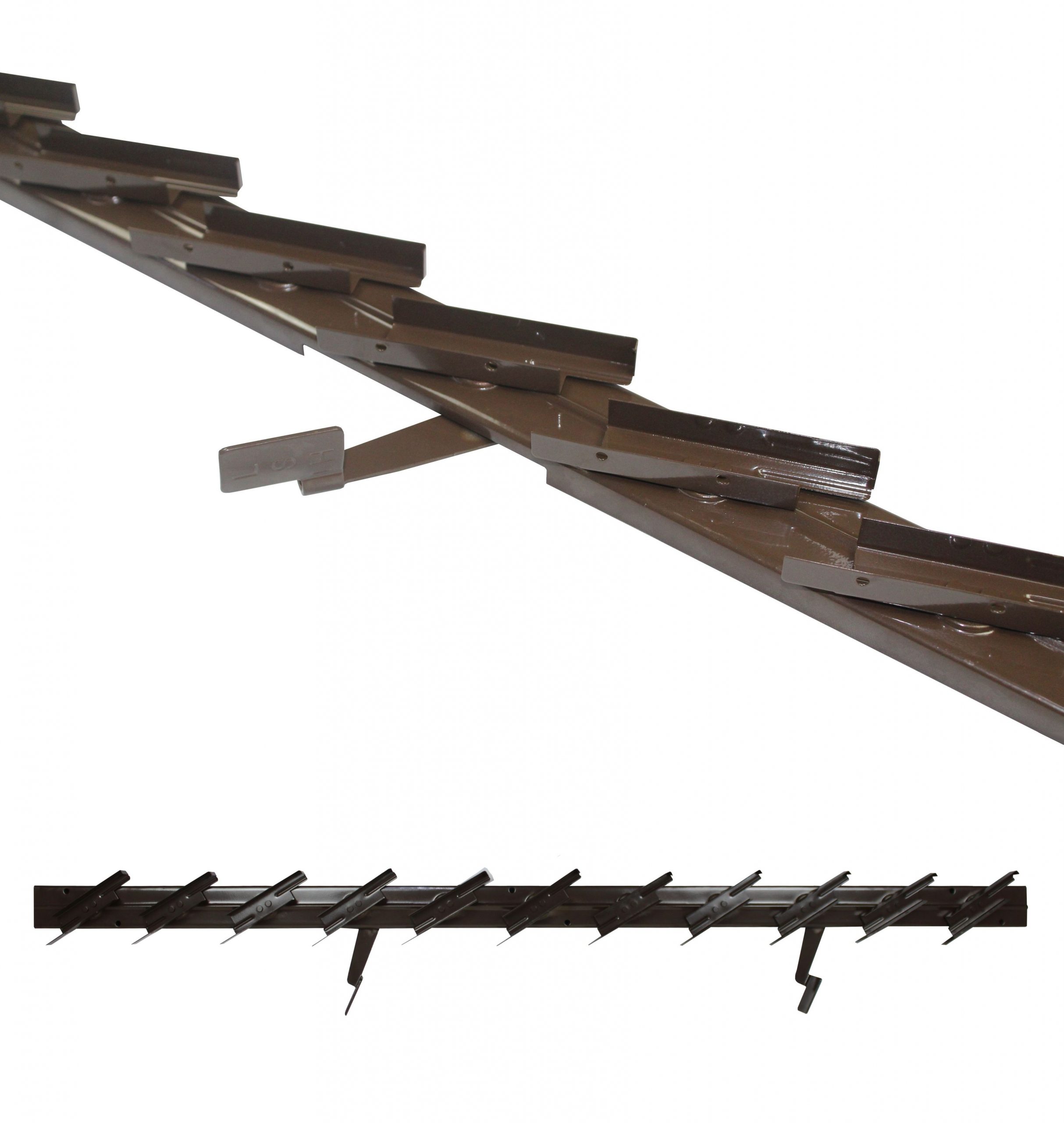 11 Blade Red Wood/PVC Louver Frame
