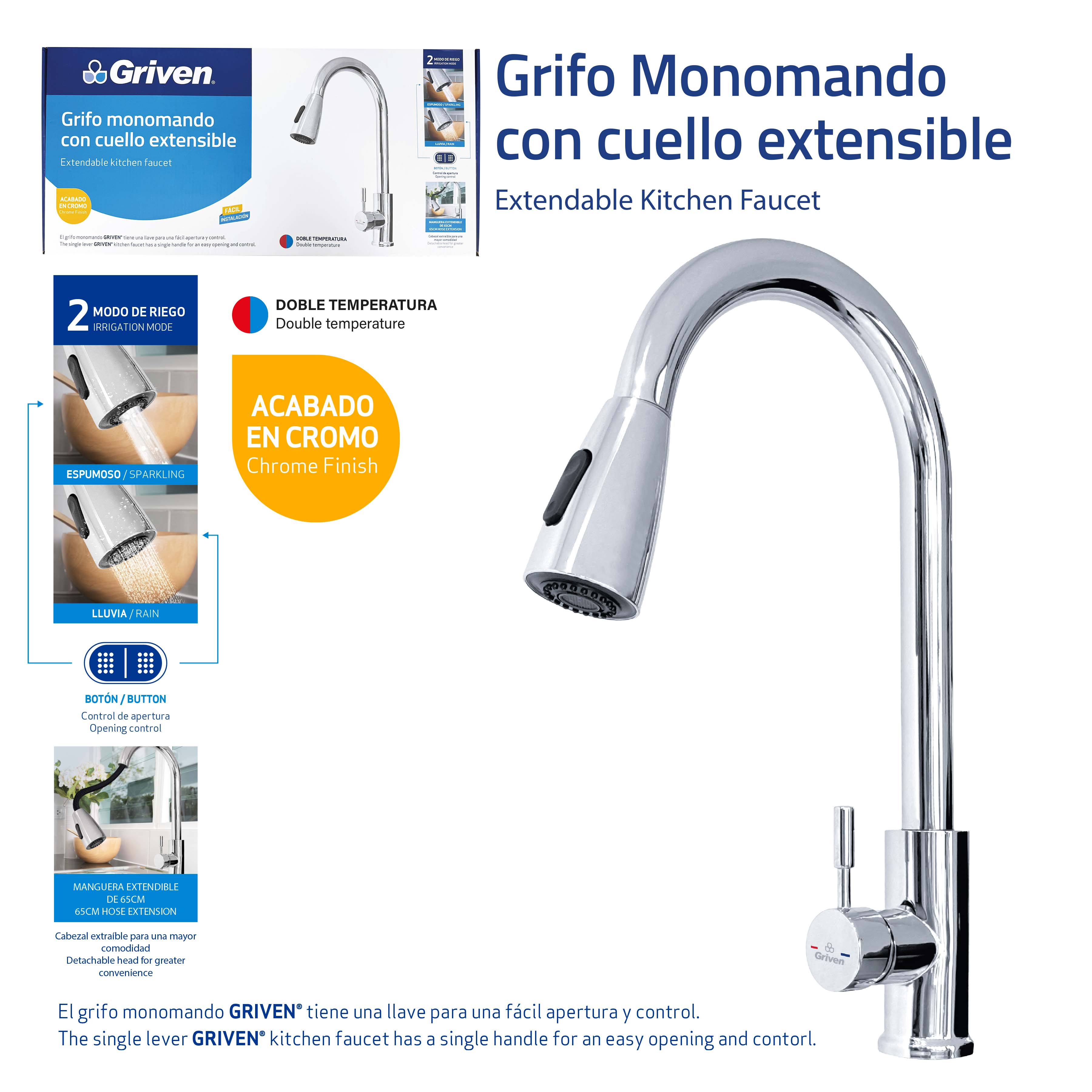 Griven Extendable Kitchen Mixer