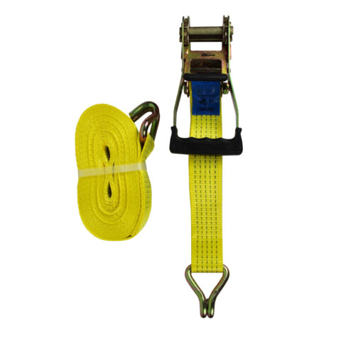 2 in. x 29.5 ft Auto-Ratchet Tie Down Straps [5000KG Load]