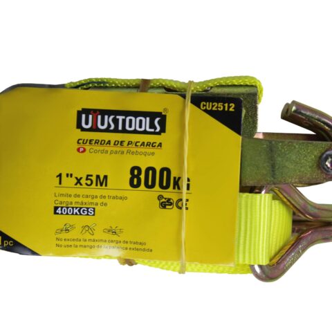 1 in. x 5 m. (16 ft.) 800kg Auto Ratchet Tie Down (CU2512)