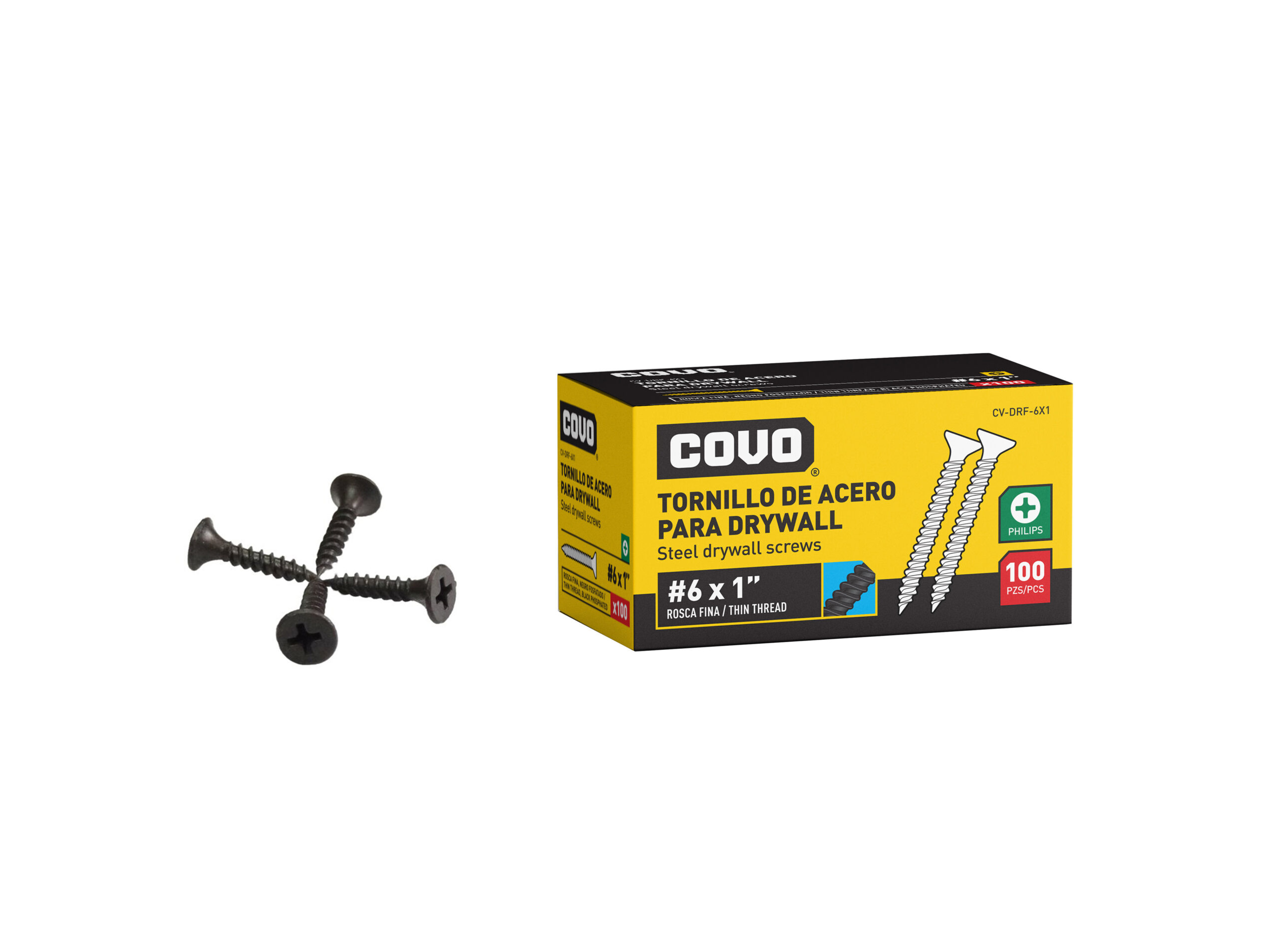 COVO 1 in. Drywall Screw [CV-DRF-6X1]