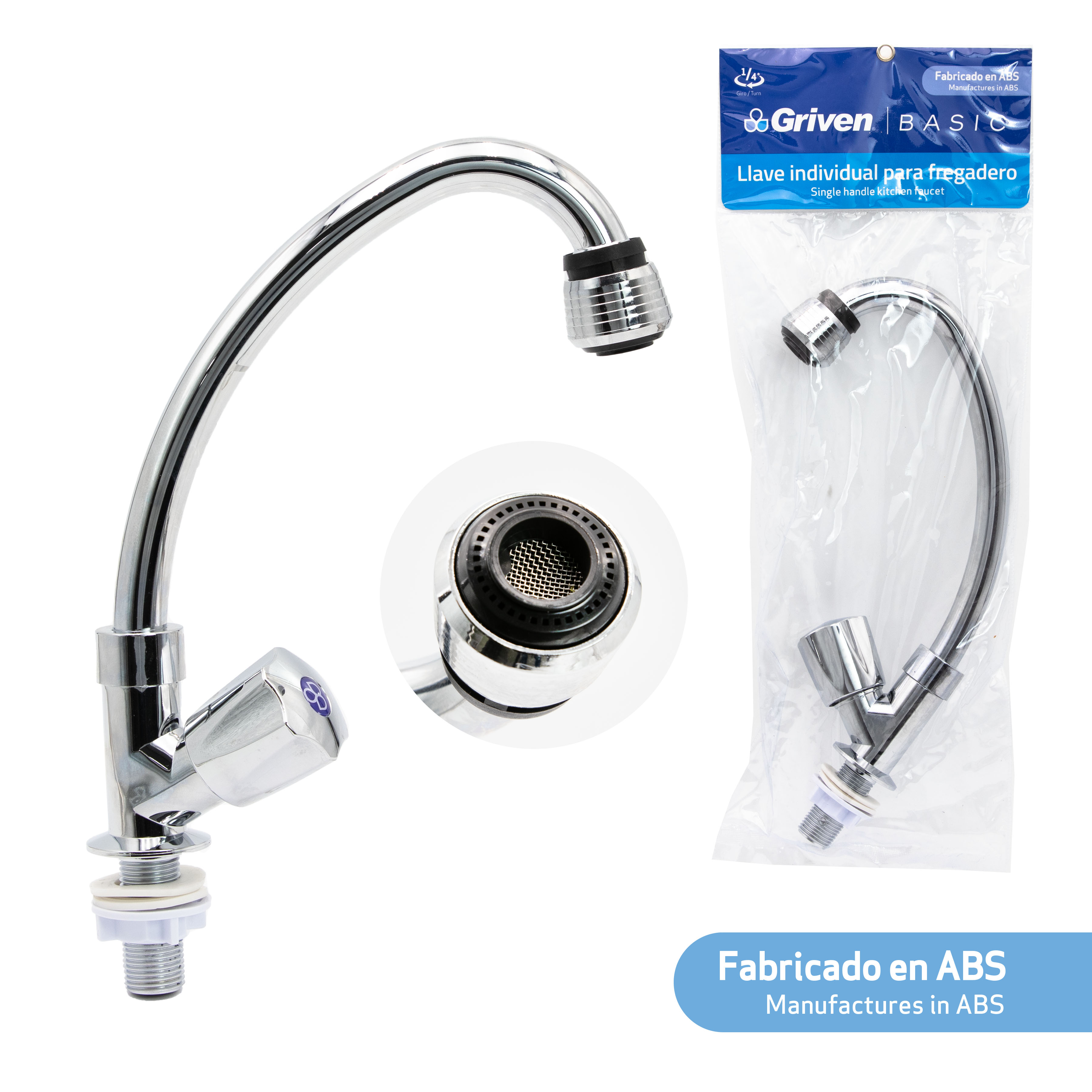 Griven ABS Single Swing Kitchen Tap [A367-ZF306D]