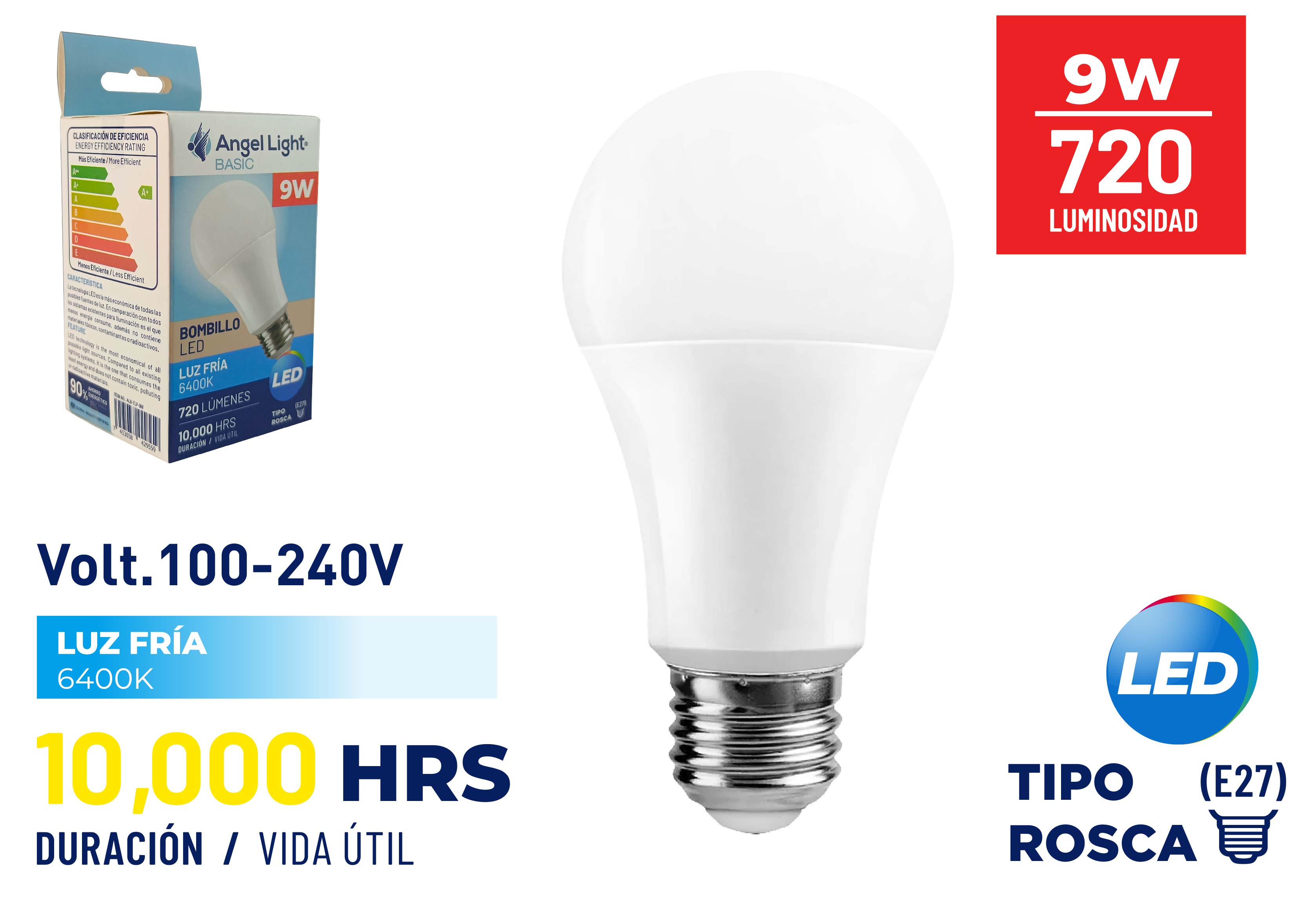 Angel Light 9W LED Bulb [ALB-TLP-9W]