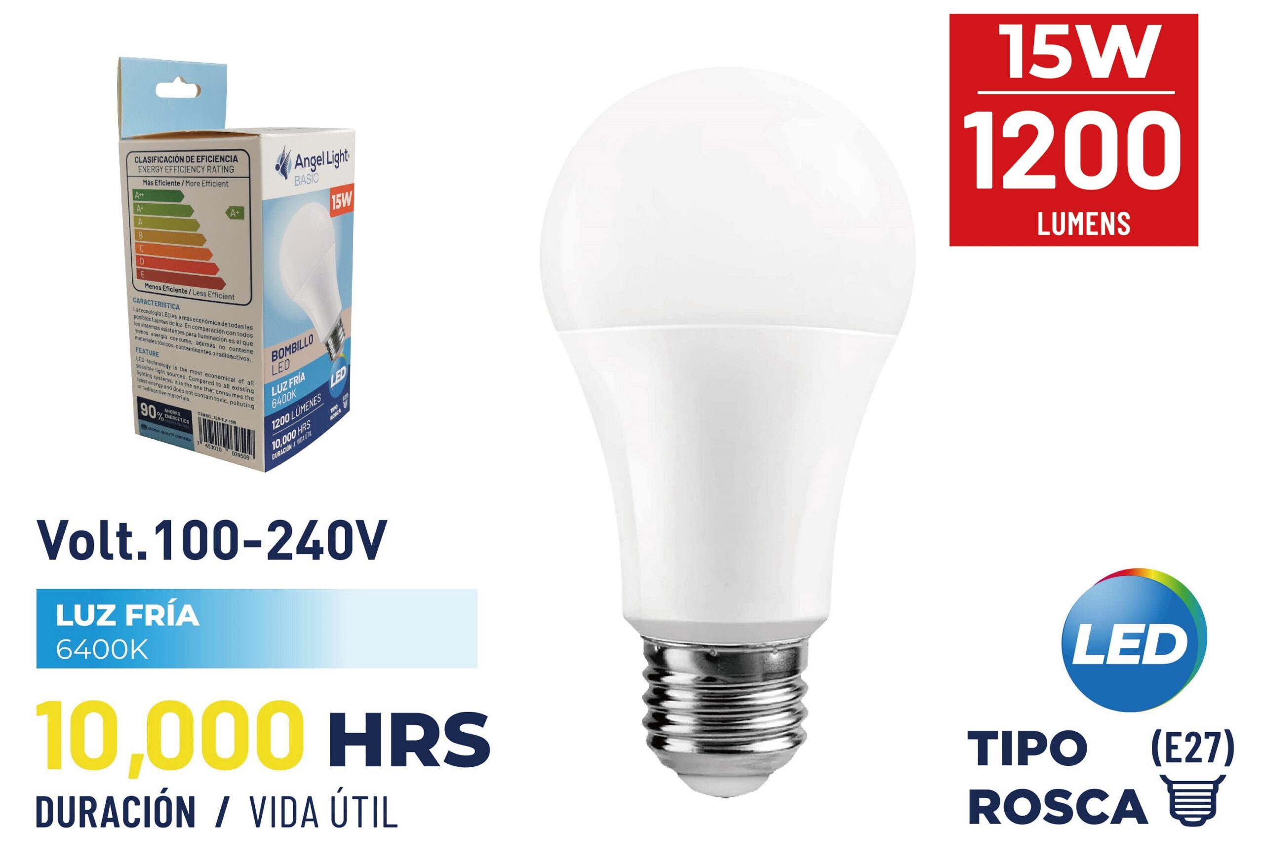 Angel Light 15W LED Bulb [ALB-TLP-15W]