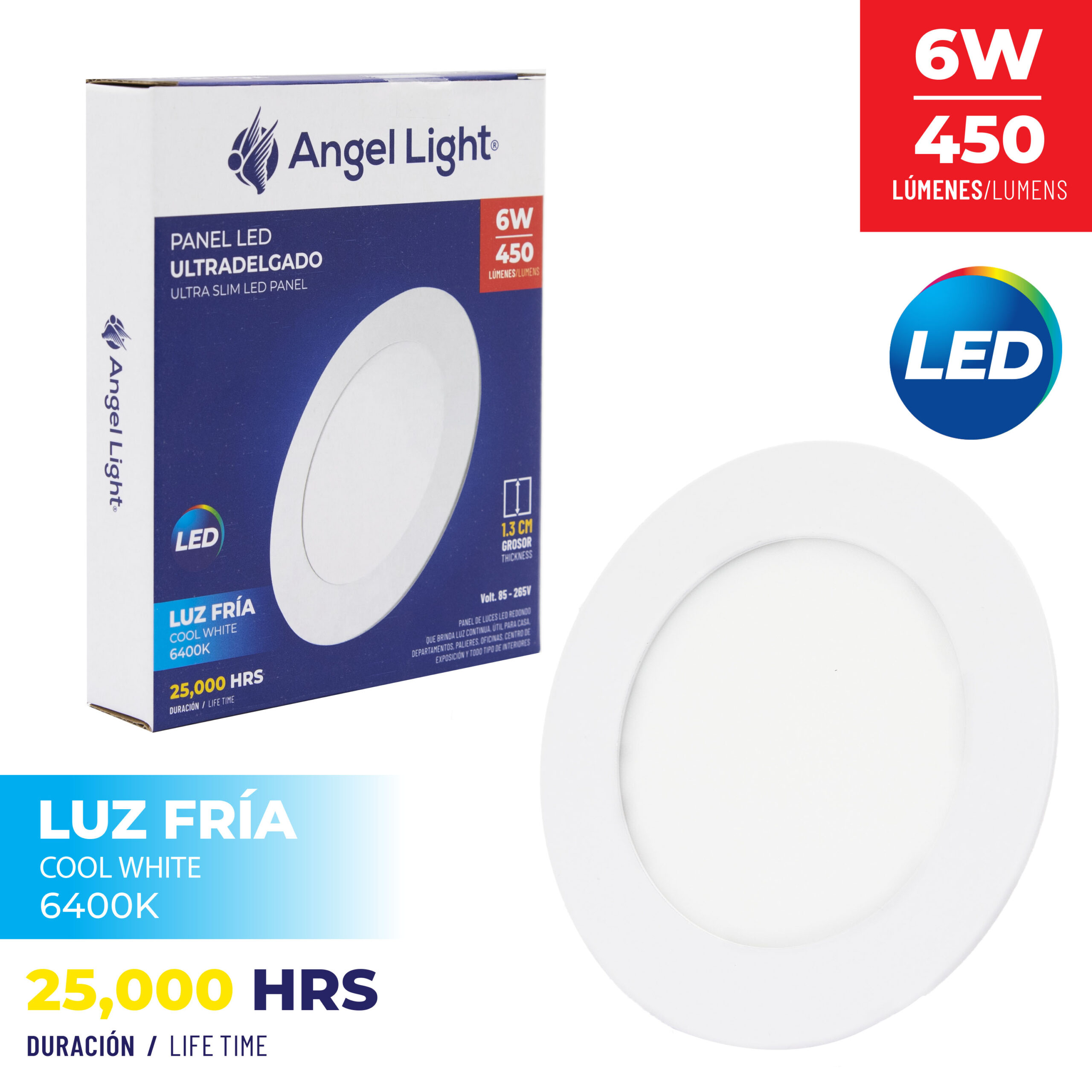 Angel Light 6W Round LED Panel Light [A105-PB001-6W]
