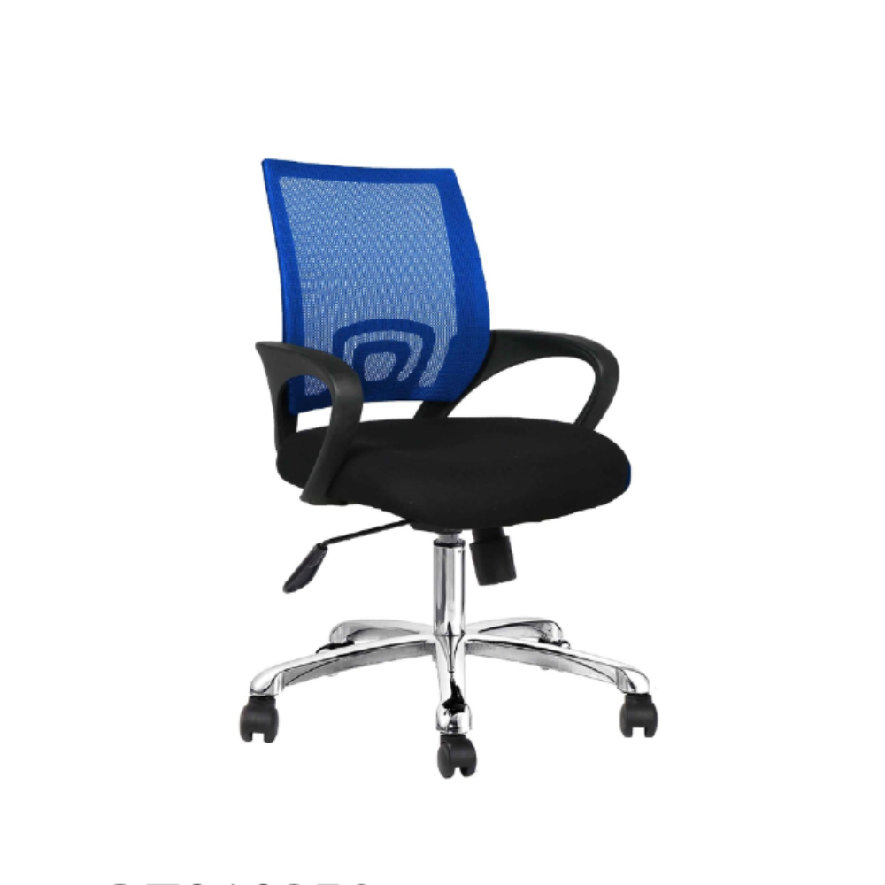 Blue Mesh Back Chair Office [OF010259] [#1033]