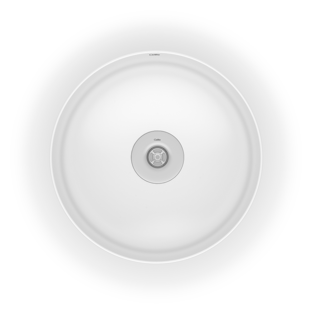 Celite Like White Pedestal Basin