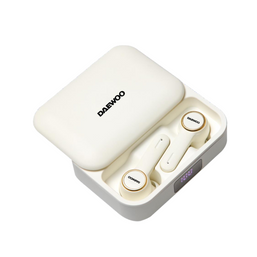 Daewoo White Bluetooth Wireless Earbuds [DE-WE-1847]