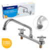 Griven Cross Handle Chrome Kitchen Tap [A367-D8002]