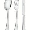 Tramontina Firenze stainless steel flatware set with forged table knives and high gloss finish 24 Piece Set [66925/003]
