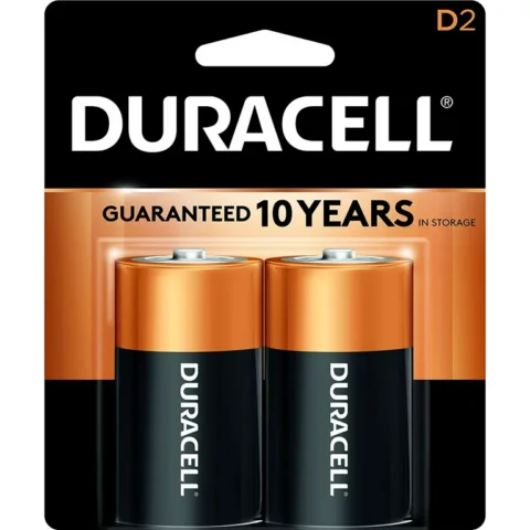 DURACELL COPPERTOP D2 2’S