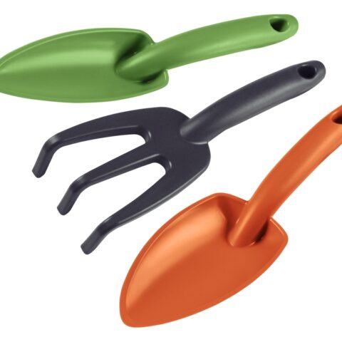 Tramontina 3-piece colorful plastic gardening set [78108/100]