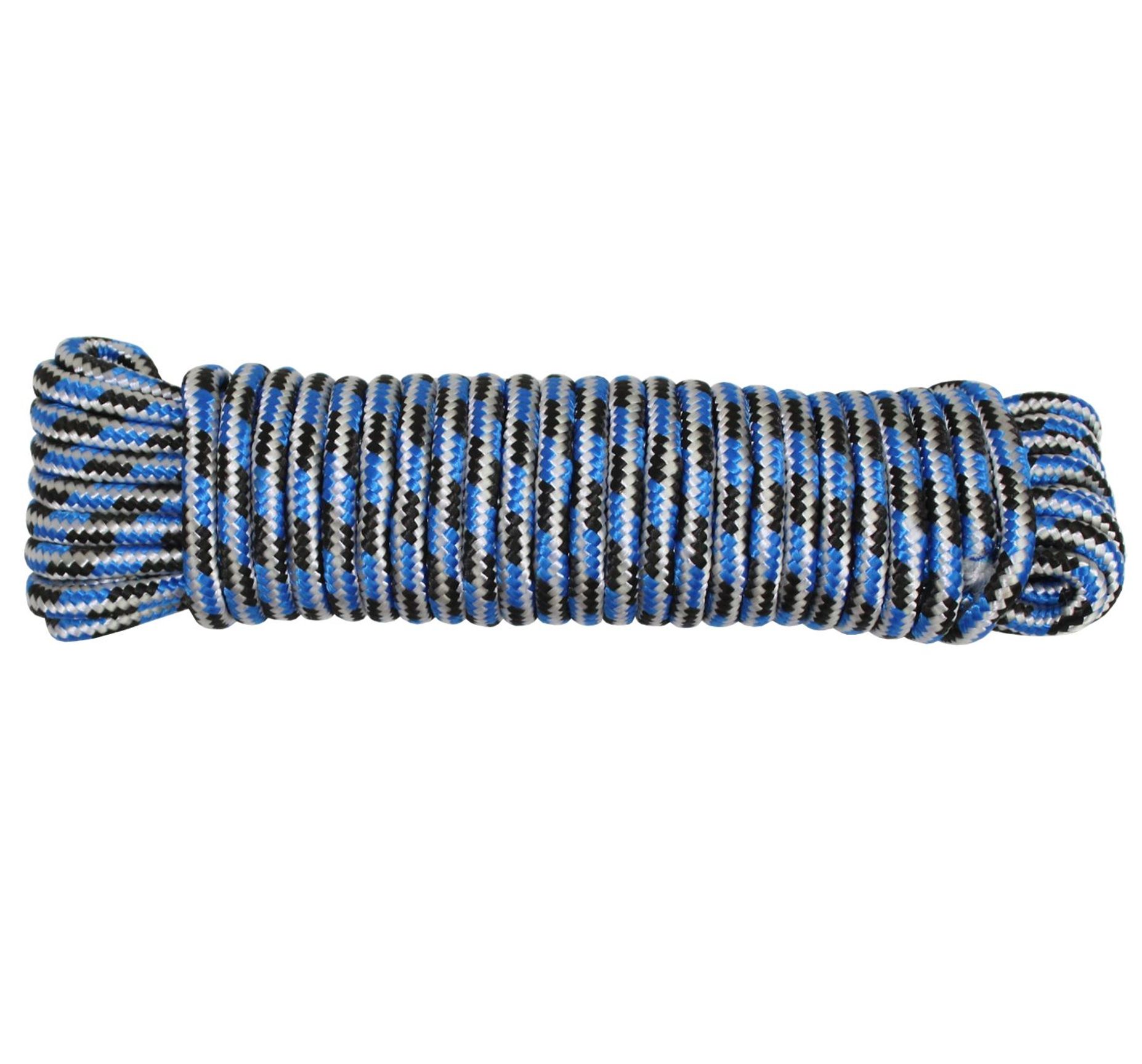 1/4 in. x 33 ft. Polypropylene Blue & Black Rope
