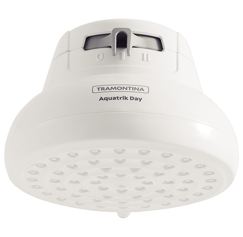Tramontina Aquatrik Day 3-Temperature Electric Shower 127 V, 5500 W with Hand Shower Kit [58000/208]