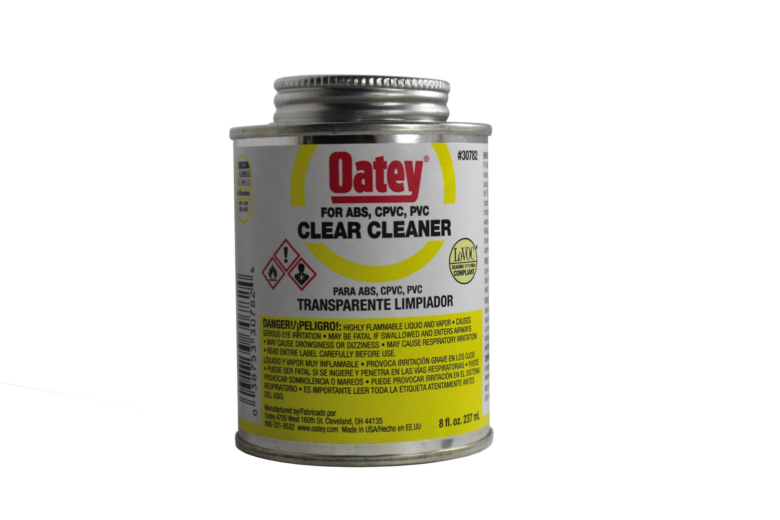 Oatey 8 oz. Clear PVC Cleaner