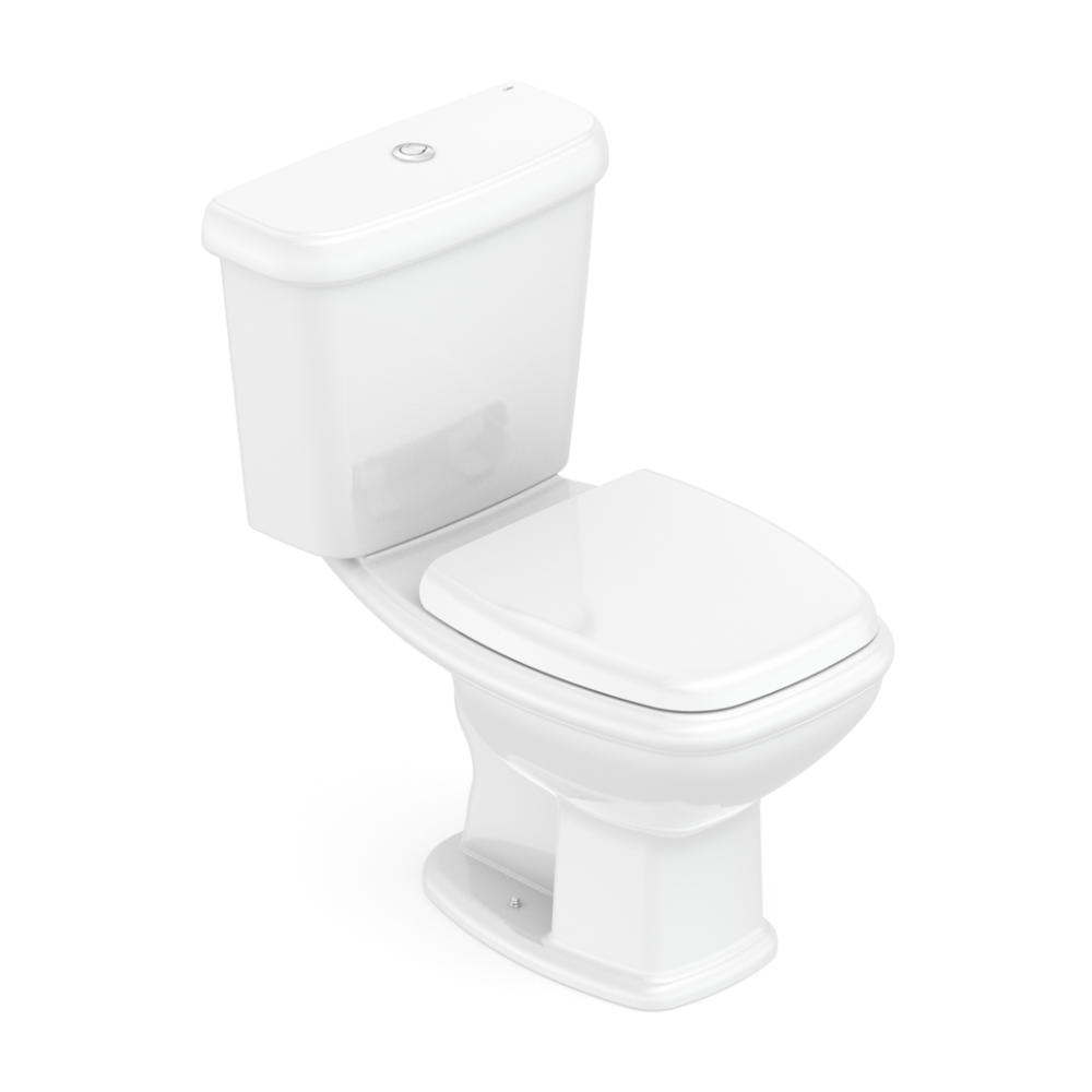 Celite Fit Plus White Soft Close Toilet with Push Button