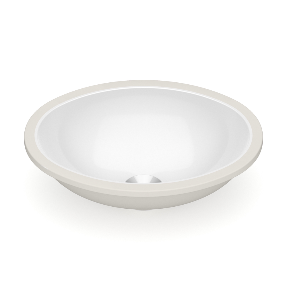 Celite 39 cm x 30 cm Oval White Undermount Basin
