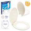 Griven Round Toilet Seat with Cover [GV-TS-17-IV]