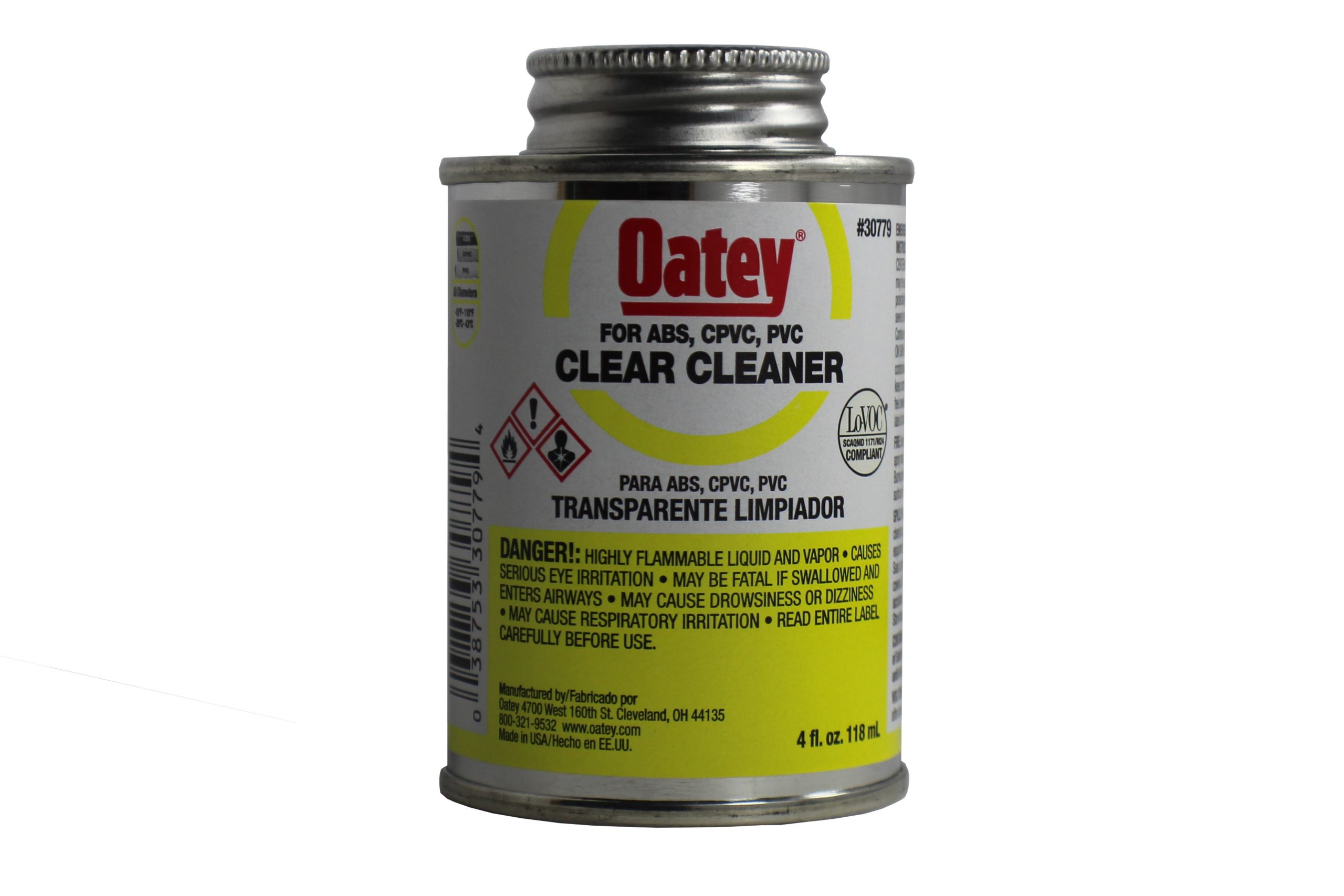 4 oz. Clear PVC Cleaner (Oatey)