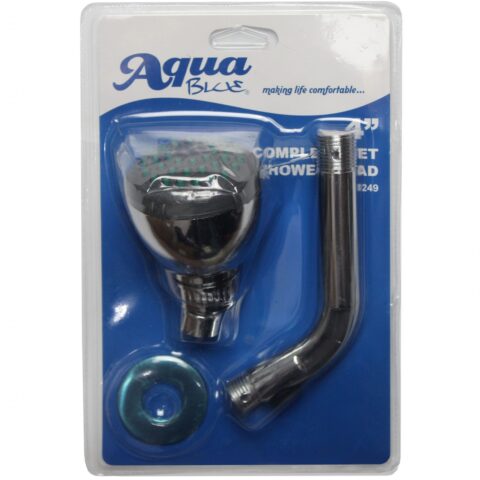 4 in. Aqua Blue Complete Shower Head [P-11248]