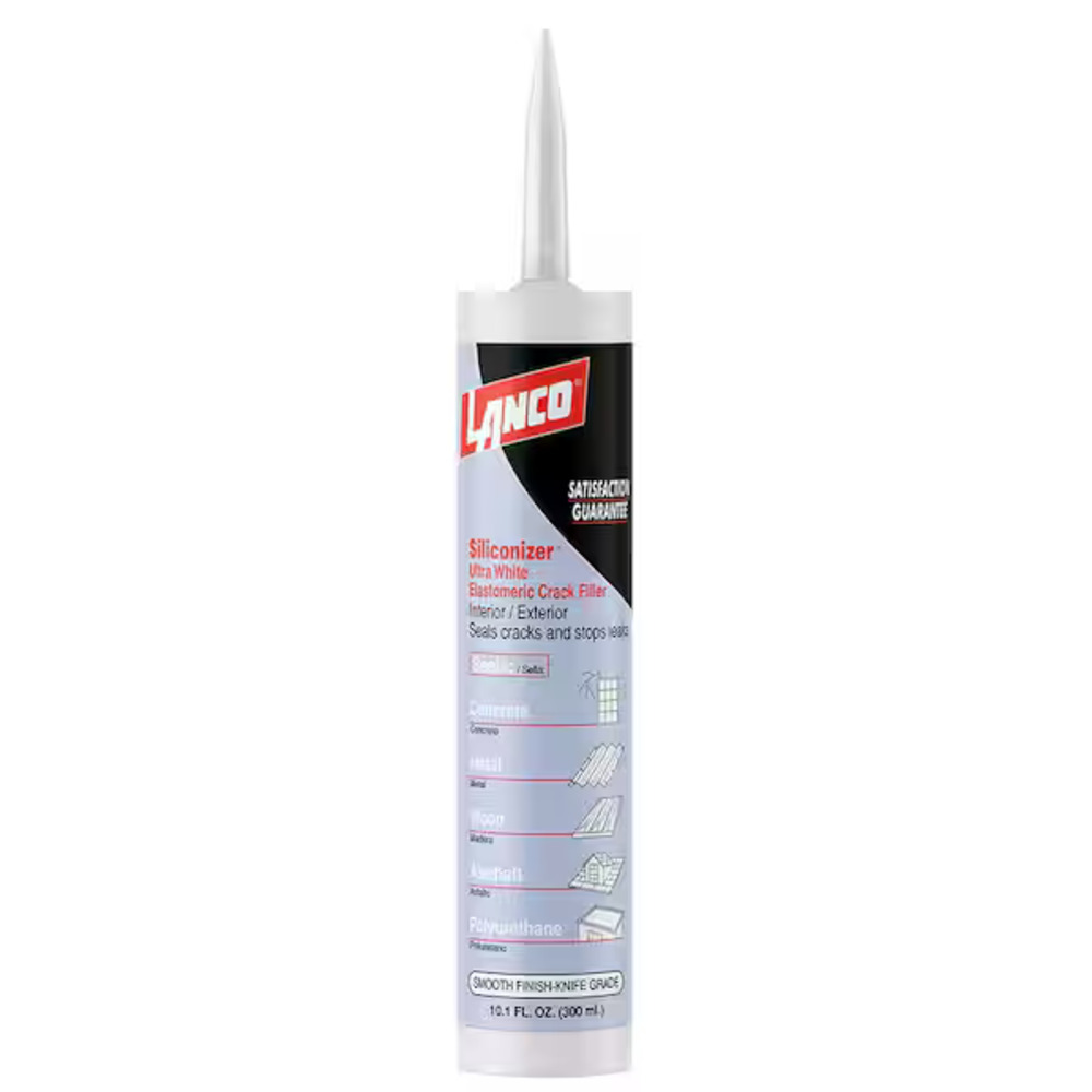 Lanco Siliconizer 10.1oz White Crack Filler